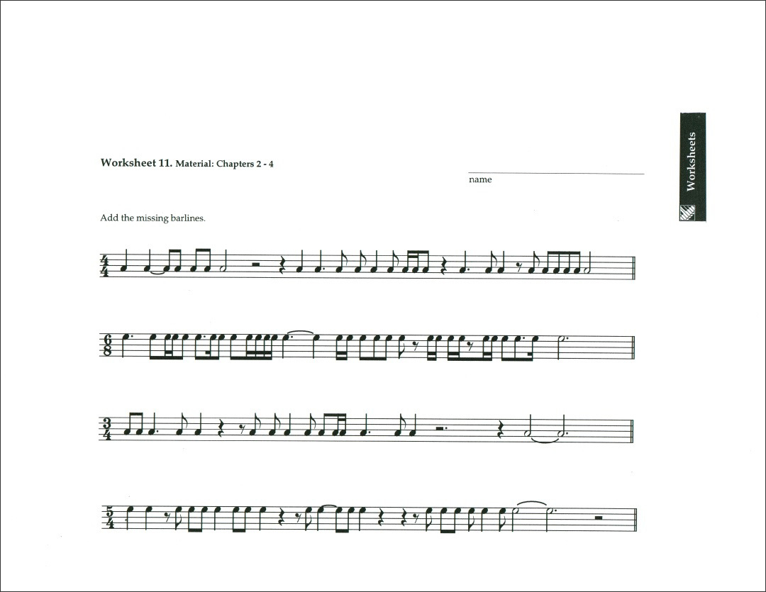 ars nova practica musica 6 worksheets